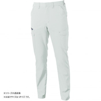 桑和 3478-08 カーゴパンツ Sサイズ シルバーグレー(22)