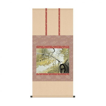 掛軸 川合玉堂暮春の雨 54.5×115cm KZ2G9-012|QUOLI