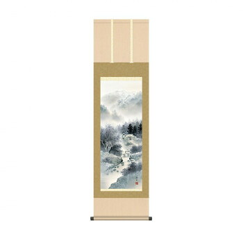 掛軸 中山雪邨雄峰水明 44.5&times;164cm KZ2MB2-076｜QUOLI 8,066円