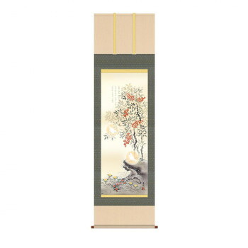掛軸 久我直哉 消災南天白雀図 54.5×190cm KZ2D5-003|QUOLI