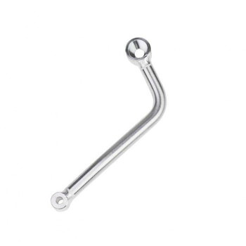 NANKAI ナンカイ 汎用マフラーステーφ16 FRタイプ オフセット30mm シルバー MSTL-200FR