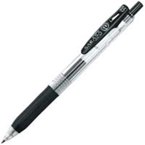 (業務用5セット) ZEBRA ゼブラ ボールペン サラサクリップ 【0.5mm/黒】 10本入り ゲルインク ノック式 JJ15-BK
