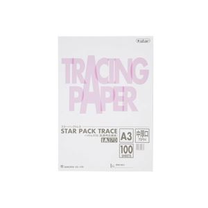 （まとめ）桜井 ハイトレス 高透明度トレペ A370 75G 100枚【&times;2セット】｜QUOLI