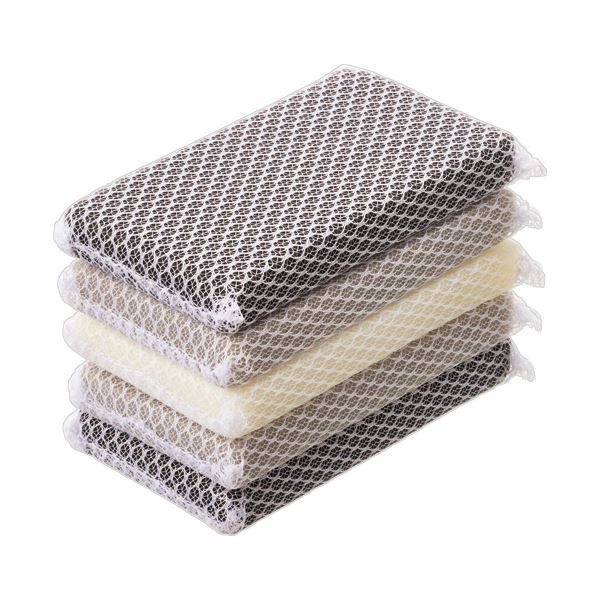 （まとめ） TANOSEE キッチンスポンジ ネットモノトーン 1セット（50個：10個×5パック） 【×10セット】 11,372円