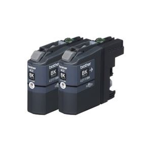 (業務用2セット) brother ブラザー工業 インクカートリッジ 純正 【LC111BK-2PK】 2本入り ブラック(黒)