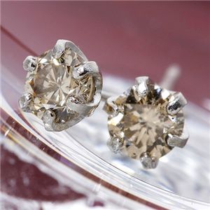 P900/0.4ct TTLBダイヤモンドピアス｜QUOLI