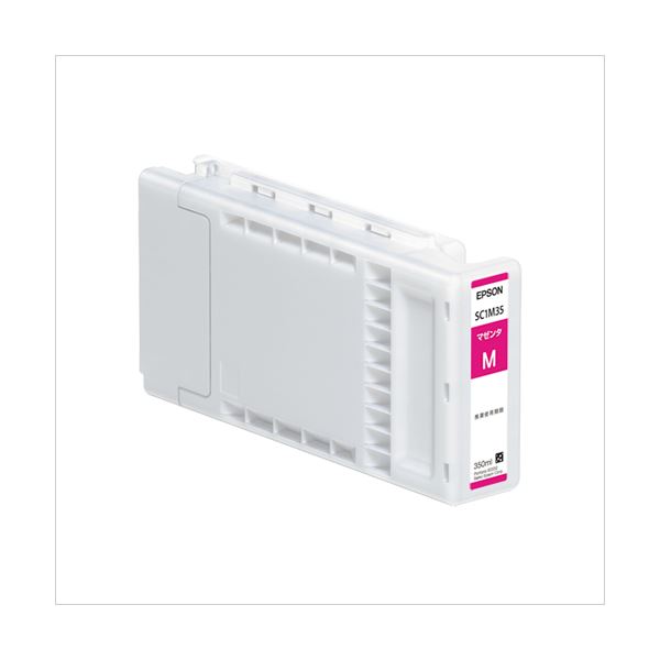 エプソン(EPSON) Sure Color 大判インクジェットプリンタ 専用インクカートリッジ SC1M35 【インク色:マゼンタ 350ml】 1個|QUOLI