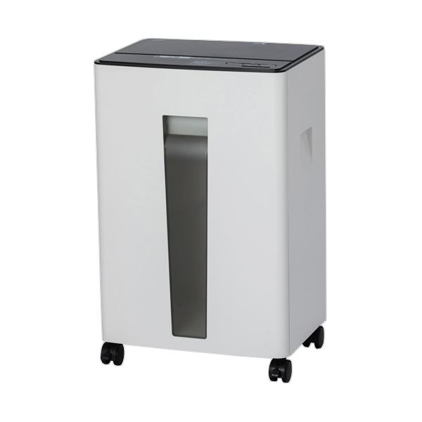 ナカバヤシ時短ハイスピードシュレッダ A4 標準カット ホワイト NSE-HSC01W 1台｜QUOLI