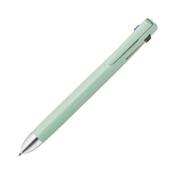 （まとめ） ゼブラ 多機能ペンブレン4+S 0.7mm （軸色：ミントグリーン） B4SA88-MG 1本 【×5セット】