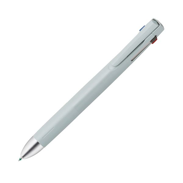 （まとめ） ゼブラ 多機能ペンブレン4+S 0.5mm （軸色：パウダーブルー） B4SAS88-POB 1本 【×5セット】