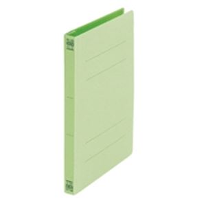 (業務用5セット) プラス フラットファイル/紙バインダー 【A5/2穴 10冊入り】 041N グリーン(緑)