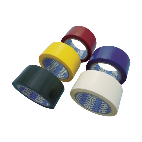 (まとめ) 日東電工ダンプロンカラー No.3200R 50mm×50m 赤 NO3200R-50R 1巻 【×5セット】
