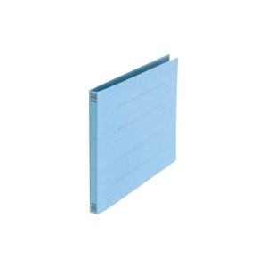 (業務用2セット) プラス フラットファイル/紙バインダー 【A4/2穴 30冊】 ヨコ型 No.022N ロイヤルブルー(青)