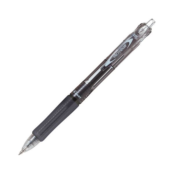 (まとめ）パイロット 油性ボールペンアクロボール150 極細0.5mm ブラック BAB-15EF-BB 1セット（10本）【×5セット】