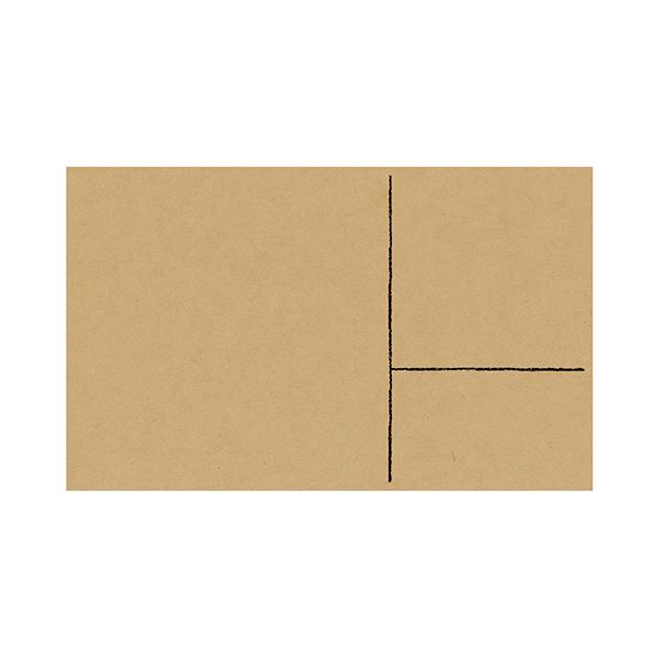 （まとめ） ササガワ手書きPOP用カード 黄金比 クラフト 16-1757 1パック（10枚） 【×10セット】