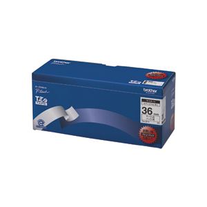 ブラザー BROTHER ピータッチ TZeテープ ラミネートテープ 36mm 白/黒文字 業務用パック TZE-261V 1パック(5個)