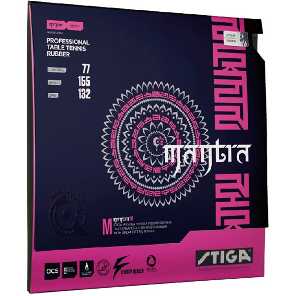 STIGA（スティガ） テンション系裏ソフトラバー MANTRA M（マントラ M）レッド 厚 4,788円