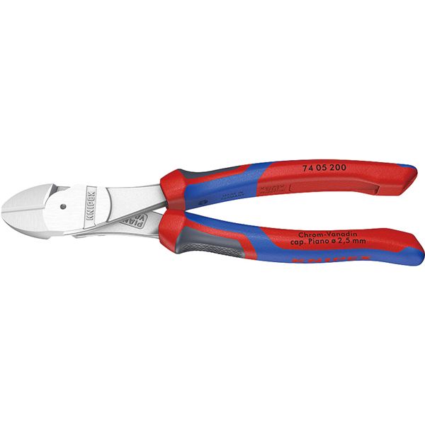 KNIPEX(クニペックス)7405-200 強力型斜ニッパー(硬線用) (SB)|QUOLI
