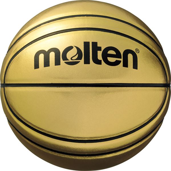 【モルテン Molten】 記念ボール バスケットボール 【7号球】 ゴールド 人工皮革 BGSL7 〔運動 スポーツ用品 イベント 大会〕|QUOLI