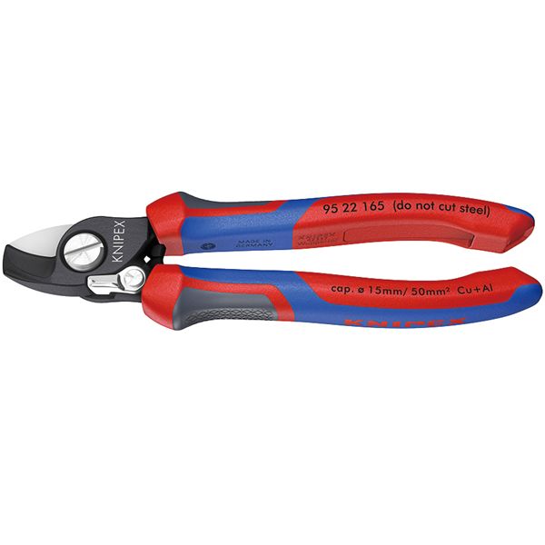 KNIPEX（クニペックス）9522-165 ケーブルカッター（バネ付）