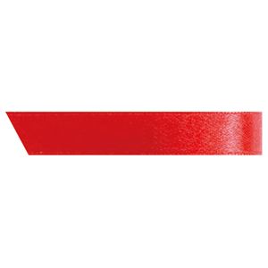 (まとめ) ヘッズ 片面サテンリボン 幅10mm×30m レッド 1001R 1巻 【×15セット】