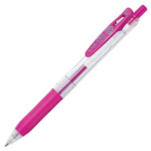 (まとめ) ゼブラ ゲルインクボールペン サラサクリップ 0.4mm マゼンタ JJS15-MZ 1本 【×60セット】