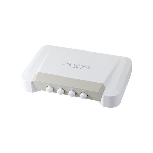 (まとめ) サンワサプライ LAN切替器 4回路 SW-LAN41 1個 【×2セット】
