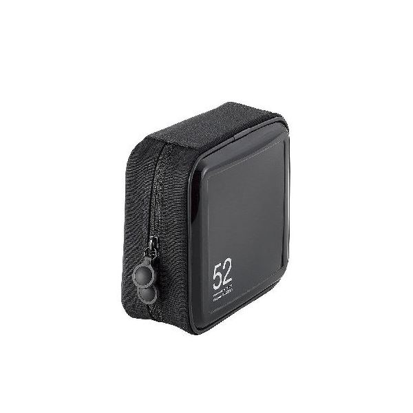 (まとめ)エレコム CD/DVDファスナーケース CCD-H52BK【&times;5セット】｜QUOLI
