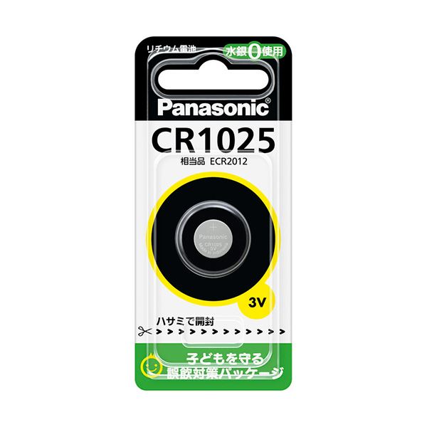 (まとめ) パナソニック コイン形リチウム電池CR-1025 1個 【&times;30セット】｜QUOLI