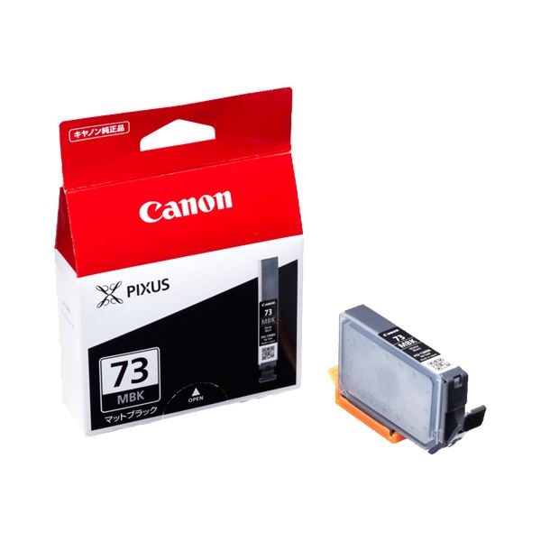 (まとめ) キヤノン Canon インクタンク PGI-73MBK マットブラック 6392B001 1個 【×10セット】