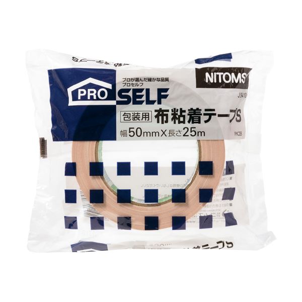 (まとめ) ニトムズ 布粘着テープS（PK-28） 50mm×25m J5410 1巻 【×30セット】