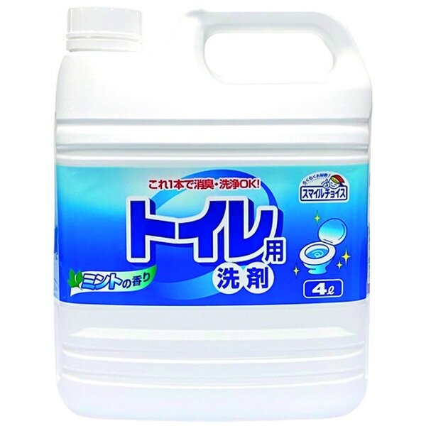 （まとめ）ミツエイ スマイルチョイストイレ用洗剤大容量【×5セット】