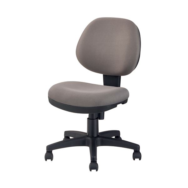ナカバヤシ らくらくチェア 肘なし グレー OTS291GY 1脚 【組立品】|QUOLI