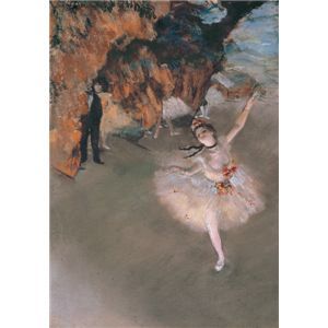 世界の名画シリーズ プリハード複製画 エドガー・ドガ作 「エトワール(舞台の踊り子)」額縁付【代引不可】|QUOLI