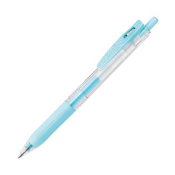 (まとめ) ゼブラ ゲルインクボールペン サラサクリップ 0.5mm ミルクブルー JJ15-MKBL 1本 【×100セット】