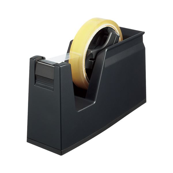 (まとめ) コクヨ テープカッター カルカット 大巻・小巻両用 黒 T-SM100D 1台 【×10セット】|QUOLI