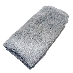 〔180個セット〕 ナイロンタオル ボディタオル 約幅28×長さ100cm やわらか グレー ナイロン100% あわゆき 浴室 風呂 バス用品|QUOLI