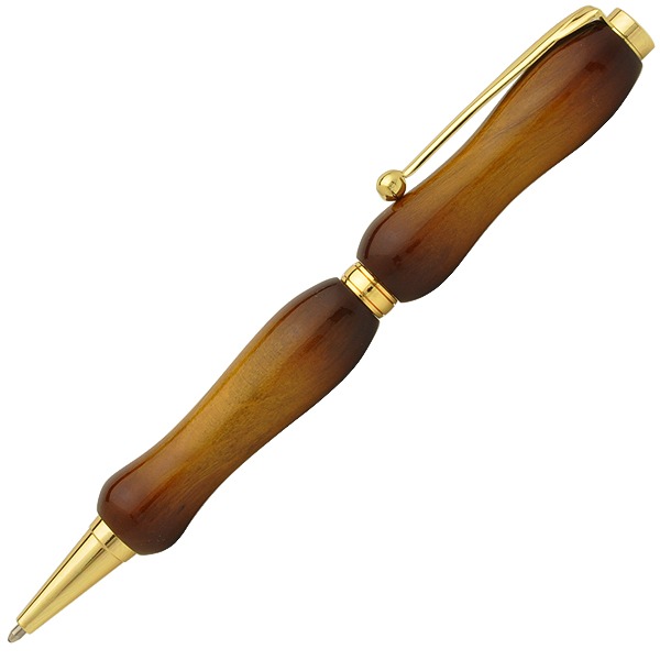サンバースト ボールペン/文房具 【桜 チェリーウッド クロスタイプ】 芯:0.7mm 日本製 文具 『Air Brush Wood Pen』|QUOLI