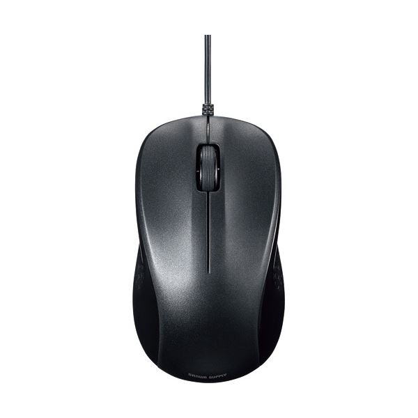 TANOSEE サンワサプライ 有線光学式マウス(抗菌タイプ) ブラック MA-TMR7BK 1セット(10個) 7,369円