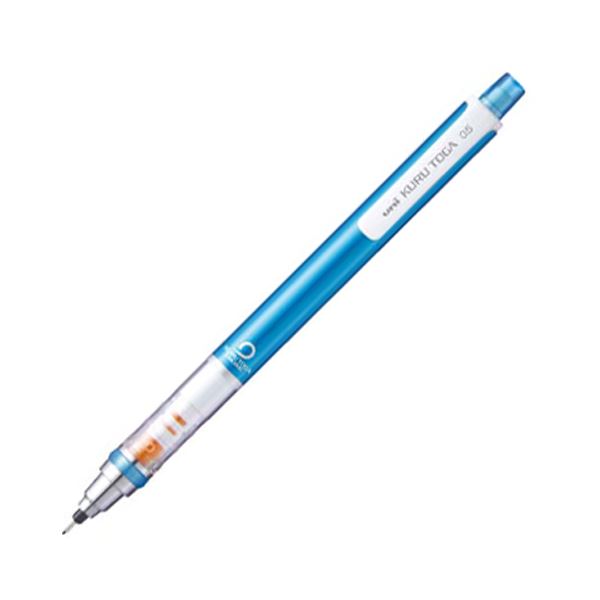 (まとめ) 三菱鉛筆 シャープ SHARPペンシル クルトガ スタンダードモデル 0.5mm (軸色 ブルー) M54501P.33 1本 【×30セット】|QUOLI