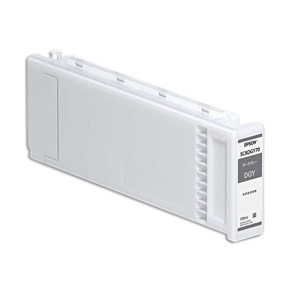 エプソン インクカートリッジダークグレー 700ml SC8DGY70 1個