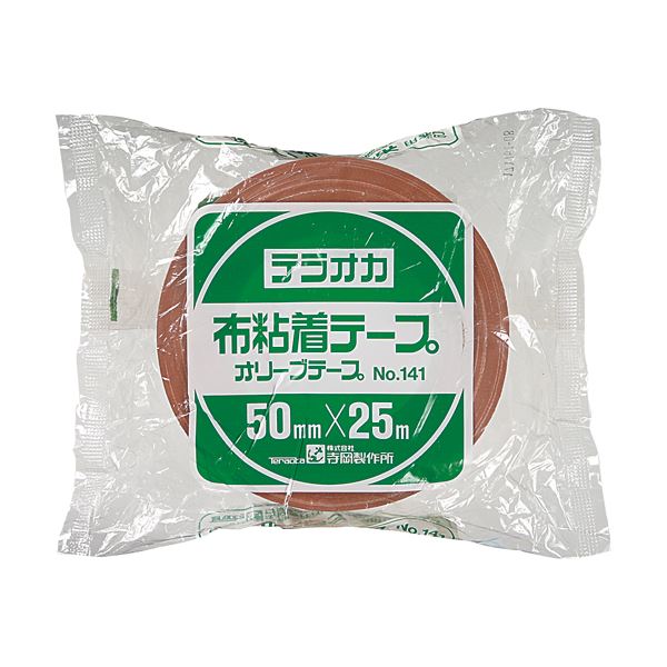 (まとめ) 寺岡製作所 オリーブテープ No.141 50mm×25m クリーム 1巻 【×30セット】 14,372円