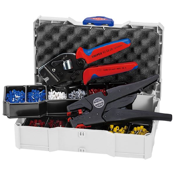 KNIPEX クニペックス 圧着ペンチ セット 9790-16 工具 作業工具 道具 ツール DIY
