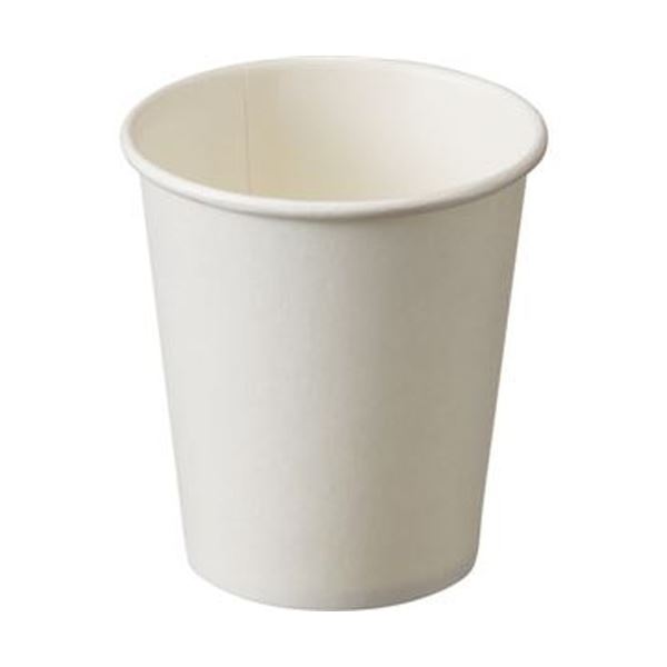 （まとめ）アートナップ 紙コップ 白無地90ml（3オンス）PS-102 1パック（100個）【×50セット】