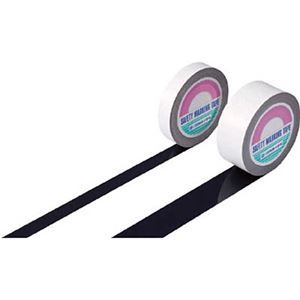 日本緑十字社 GT-502BK ガードテープ 黒 50mm幅×20m エンビ 148077 1巻