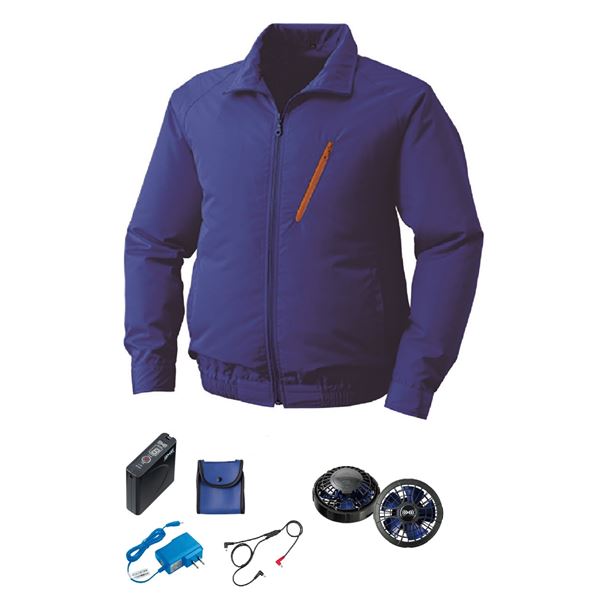 KU90510 空調服 R ポリエステル製 FAN2400SPBB・RD9261・LISUPER1セット ブルー L 16,961円