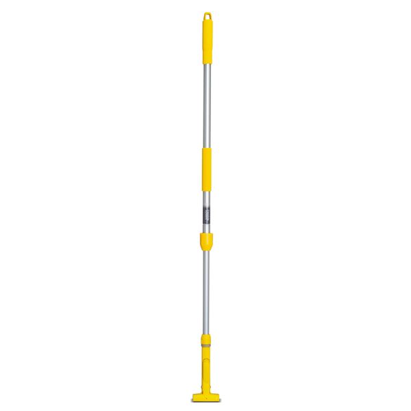 (まとめ) 【ハンドルのみ】 FXハンドル/掃除用品 【アルミ伸縮柄 イエロー】 最長約180cm 〔業務用 施設 店舗〕 【×2セット】 5,322円