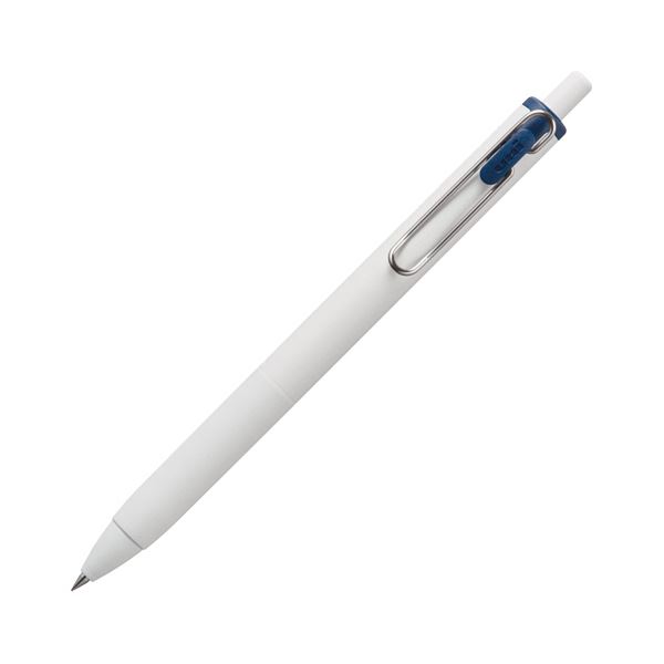 (まとめ)三菱鉛筆 ゲルインクボールペン ユニボール ワン 0.5mm ブルーブラック (軸色:オフホワイト) UMNS05.64 1本 【×50セット】