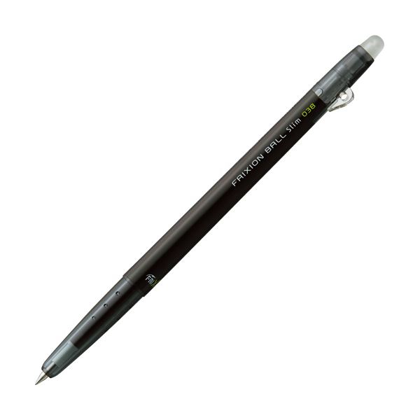 (まとめ) パイロット ゲルインキボールペンフリクションボールスリム038 ブラック LFBS-18UF-B 1本 【×50セット】