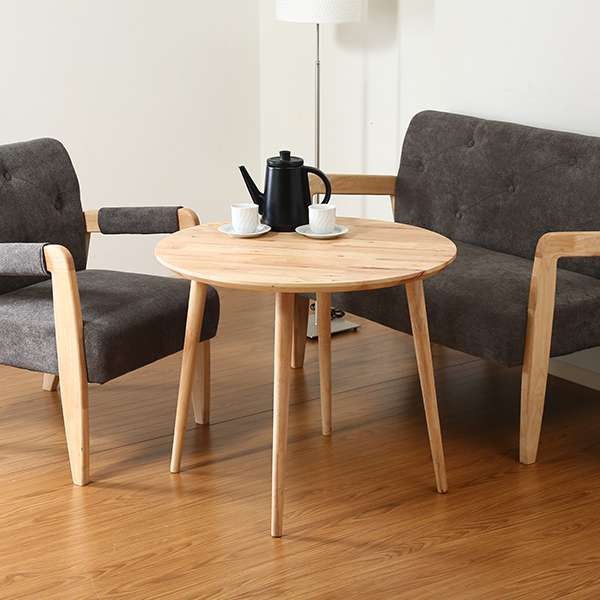 【楽天市場】カフェテーブル テーブル 丸 ダイニングテーブル おしゃれ 約 高さ60 北欧 コーヒーテーブル 丸形 2人用 カフェ 木製 二人